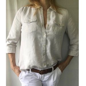 KIM ROGERS Long sleeve blouse with side pockets